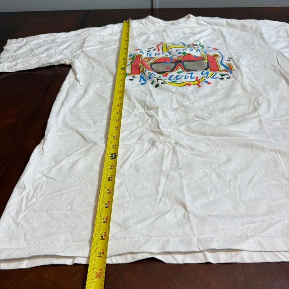 Vintage 92 Kool‎ Koncert 5th Anniversary T-Shirt XXL Denver Radio promo